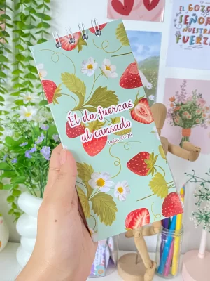 Libreta de bolsillo con mensaje cristiano,