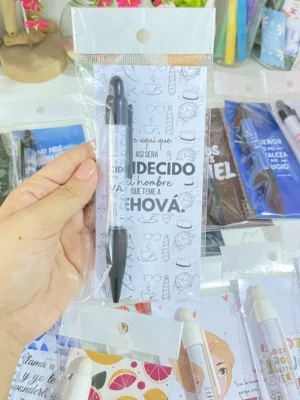 Kit: lapicero + tarjeta